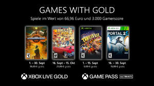 Xbox Games with Gold September 2022