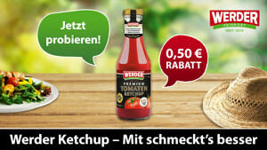 Werder Premium Tomatenketchup 0,5 €