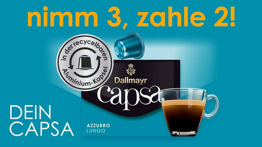 Dallmayr capsa 2+1 0 %