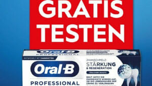 Oral-B - Gratis testen Gratis