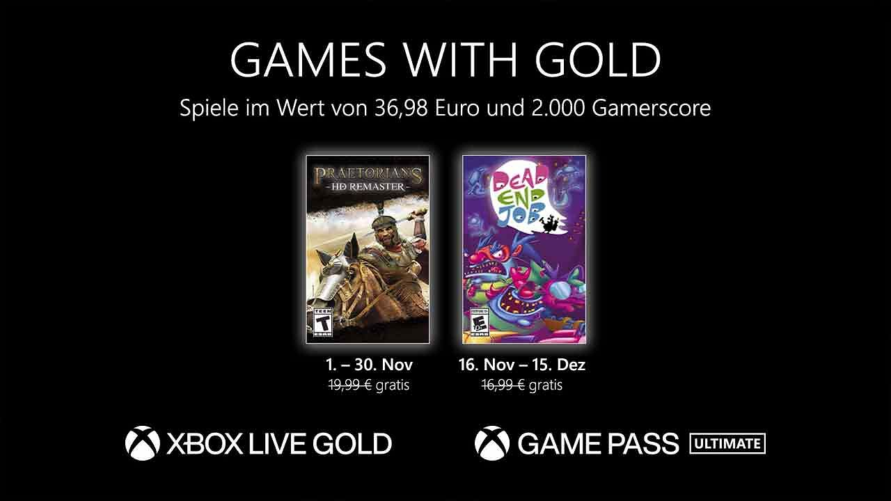 Xbox Games with Gold - Die Gratis Spiele im November 2022