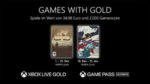 Gratis Spiele bei Xbox Games with Gold Dezember 2022