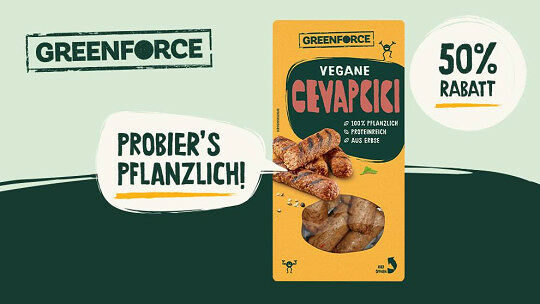 GREENFORCE Frische Cevapcici 1,5 €