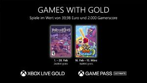 Xbox Games with Gold Februar 2023