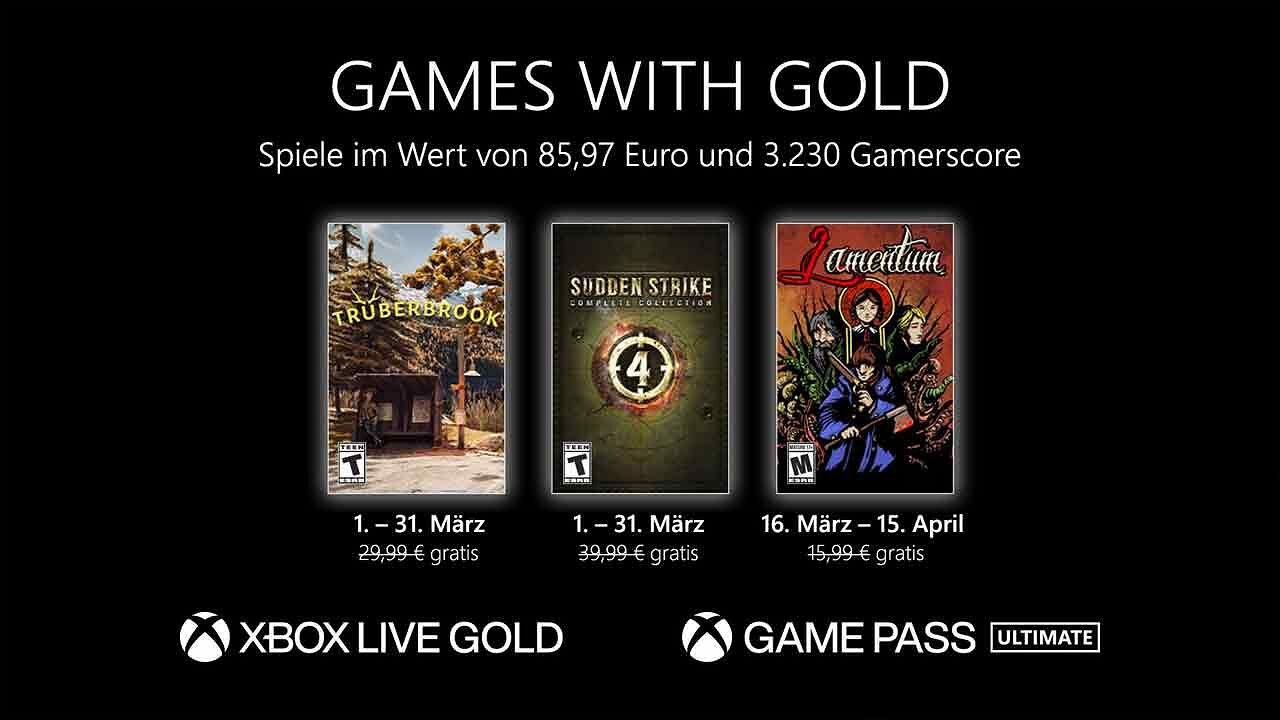 Xbox Games with Gold März 2023
