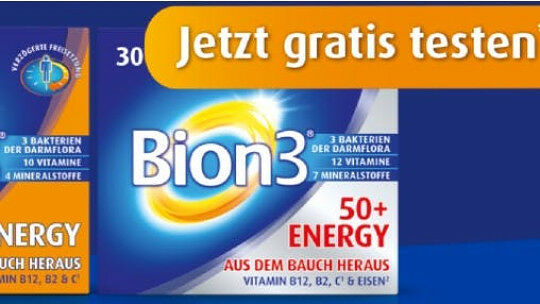 Bion3 - Energy Aktionspackungen gratis testen Gratis
