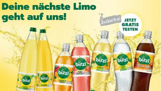 bizzl - Limo zuckerfrei gratis testen Gratis
