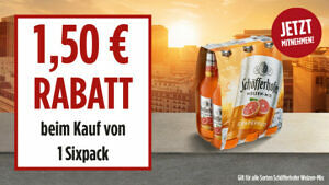 Schöfferhofer Mix Sixpacks 6x 0,33l 1,50€ Cashback