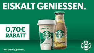 Starbucks® Chilled Classics & Frappuccino® 0,70€ Cashback