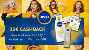 NIVEA Q10 - €50,- Warenkorbaktion € 25,00