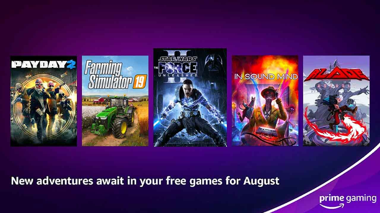 Prime Gaming Gratis Games für den August 2023