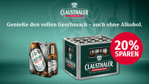 Clausthaler Alkoholfrei 20% Cashback