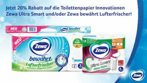 Zewa Ultra Smart & Zewa bewährt Lufterfrischer 20 %