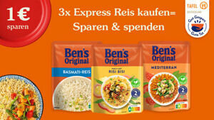 Ben’s Express Reis Linie 1,00€ Cashback