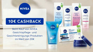 NIVEA Gesichtspflege- und Gesichtsreinigungs-Produkte - €20,- Warenkorb € 10,00