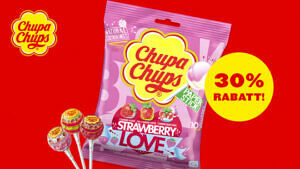 Chupa Chups Strawberry Love 10er Beutel 30% Cashback