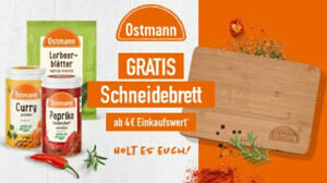 Ostmann - Gratis Schneidebrett Gratis