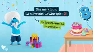 marktguru Geburtstags-Gewinnspiel € 20,00