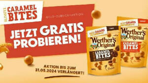 Werther's Original Caramel Bites gratis testen Gratis